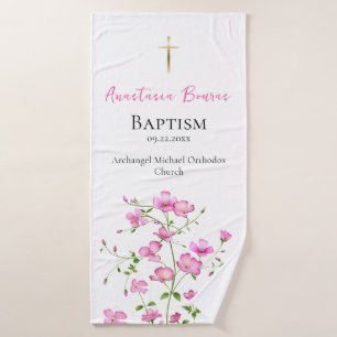 Flores rosas de espíritu libre Regalo de bautismo 