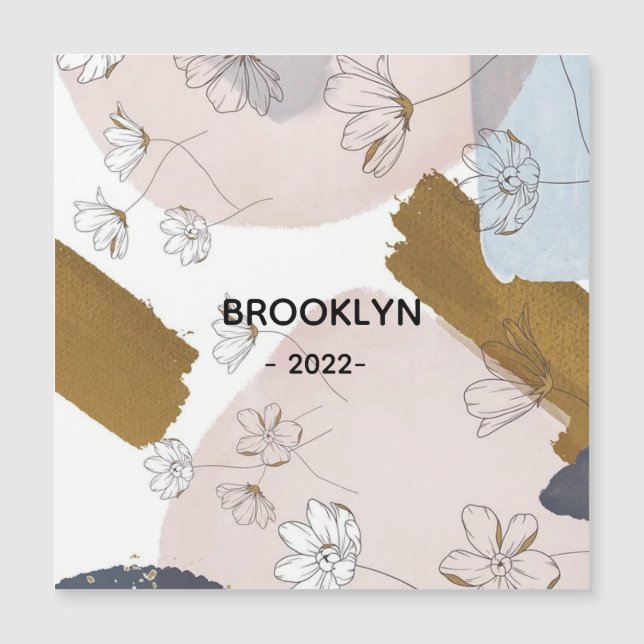 Flores rosas modernas (Anverso)