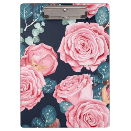 Flores rosas rosadas| Portapapeles de flores