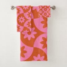 Flores rosas y Naranjas en vieira de mediados del