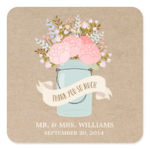 Flores rústicas | Pegatinas a favor