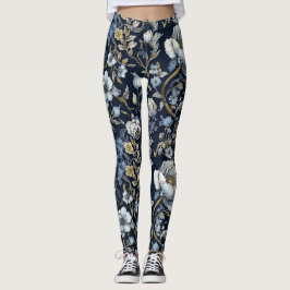 Flores salvajes al estilo de William Morris Leggin