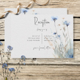 Flores salvajes Dusty Blue Meadow Recepción modern