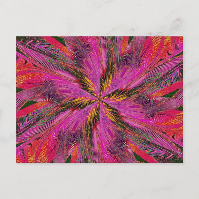FLORES SALVAJES EN LA postal ESPIRAL 15 (Anverso)
