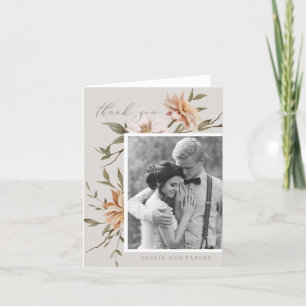 Flores salvajes - Tarjeta de agradecimiento