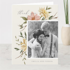 Flores salvajes - Tarjeta de agradecimiento