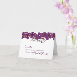 Flores Serás mi tarjeta de propuesta de donante de