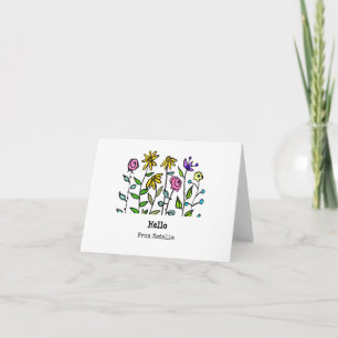 Flores Silvestres Amarillas Purpura Personalizadas