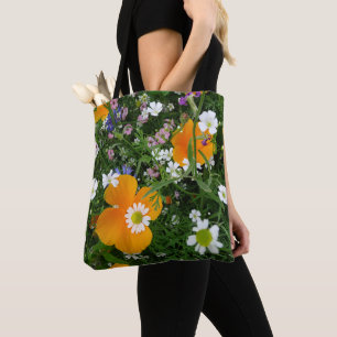 Flores silvestres: Bolsa De Tote Rosa Blanca naran