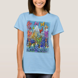 Flores silvestres: Camiseta de fábricas arcoiris
