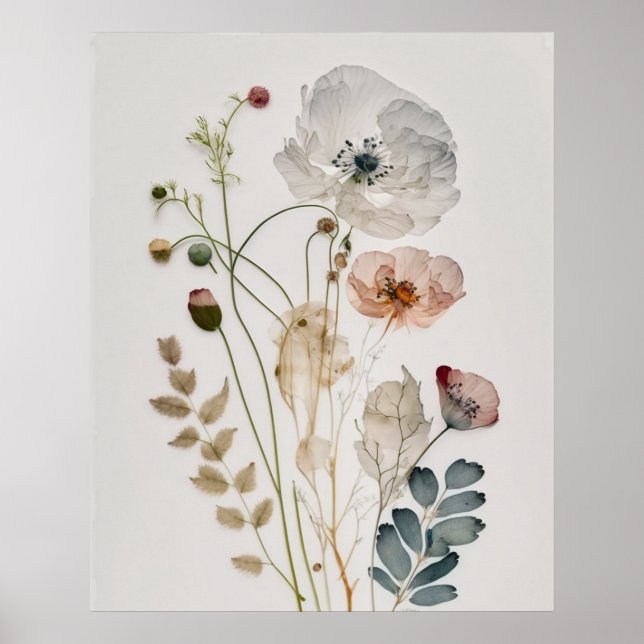 Flores silvestres con arte de descarga instantánea (Frente)