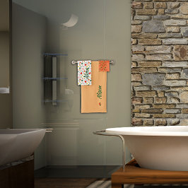 Flores silvestres conjunto de toallas de baño de c