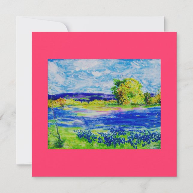 flores silvestres de bluebonnet (Anverso)