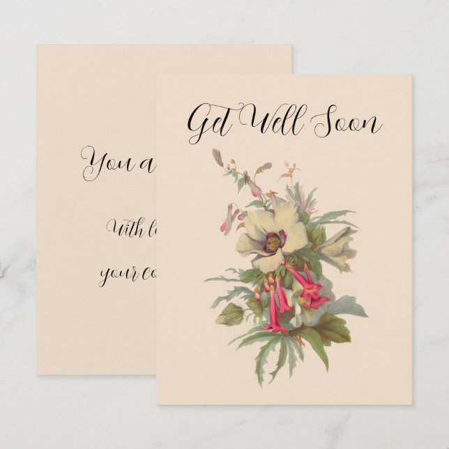 Flores silvestres de época se recuperan muy pronto (Anverso / Reverso)