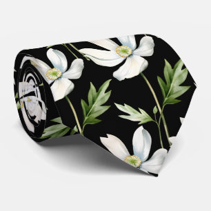 Flores Silvestres de Oficina Informal Corbata de C