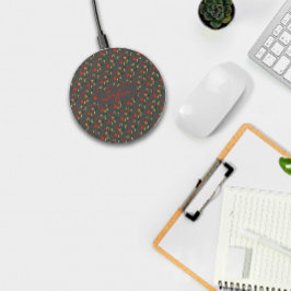 Flores silvestres de patrón gris adormidera roja