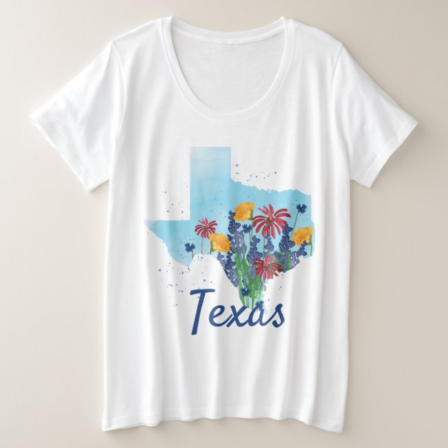Flores silvestres de Texas Bluebonnet (Anverso del diseño)