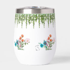 Flores silvestres e hiedra