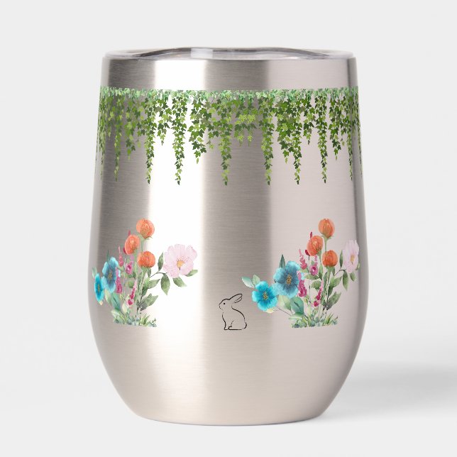 Flores silvestres e hiedra (Trasero)