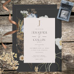 Flores silvestres en la invitación a la boda del c<br><div class="desc">Anuncie a su boda con un toque de elegancia rústica. Nuestra cautivadora invitación a la boda incluye un arreglo vibrante de flores silvestres y helechos, meticulosamente dibujados a mano y reminiscente de tesoros botánicos apretados. Los colores ricos como el bronceado, el amarillo, la crema, el azul y el verde sabio...</div>