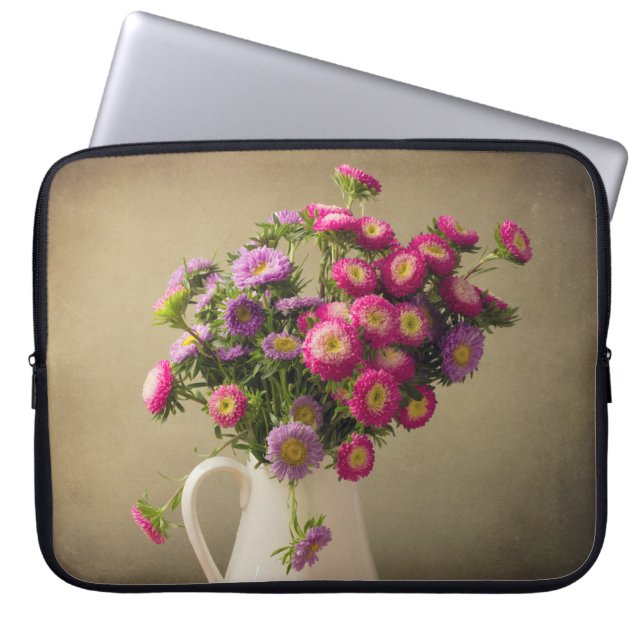 Flores silvestres en un Funda portátil de 15" Glit (Frente)