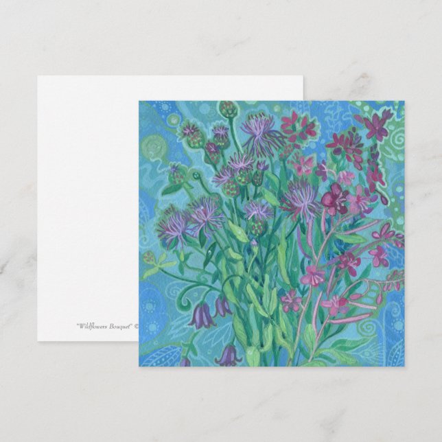 Flores silvestres Flores de verano Ropa de flores  (Anverso / Reverso)