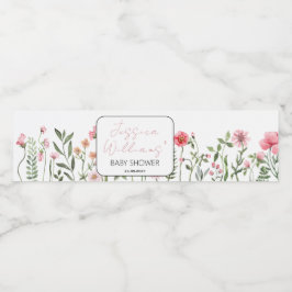 Flores silvestres Flores solares etiquetas con bot