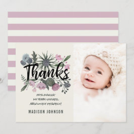 Flores Silvestres | Gracias | Tarjeta de Foto para
