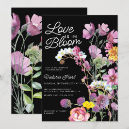 Flores silvestres | Invitación a la ducha nupcial