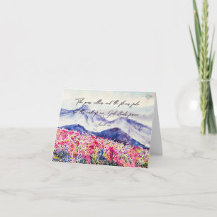 Flores silvestres, la Palabra de Dios permanece