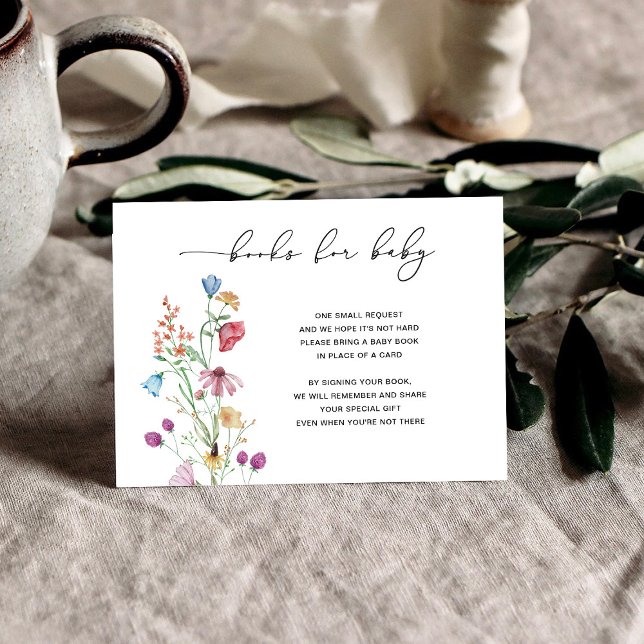 Flores silvestres Libros para la tarjeta de bebé (Subido por el creador)
