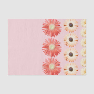 Flores Silvestres Montana En Papel Tejido Rosa