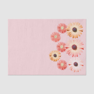 Flores Silvestres Montana En Papel Tejido Rosa