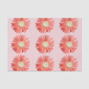 Flores Silvestres Montana En Papel Tejido Rosa