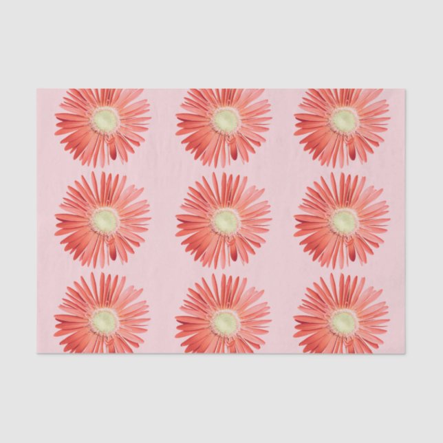 Flores Silvestres Montana En Papel Tejido Rosa (Anverso)