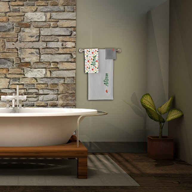 Flores silvestres nombre rojo blanco verde (Subido por el creador)