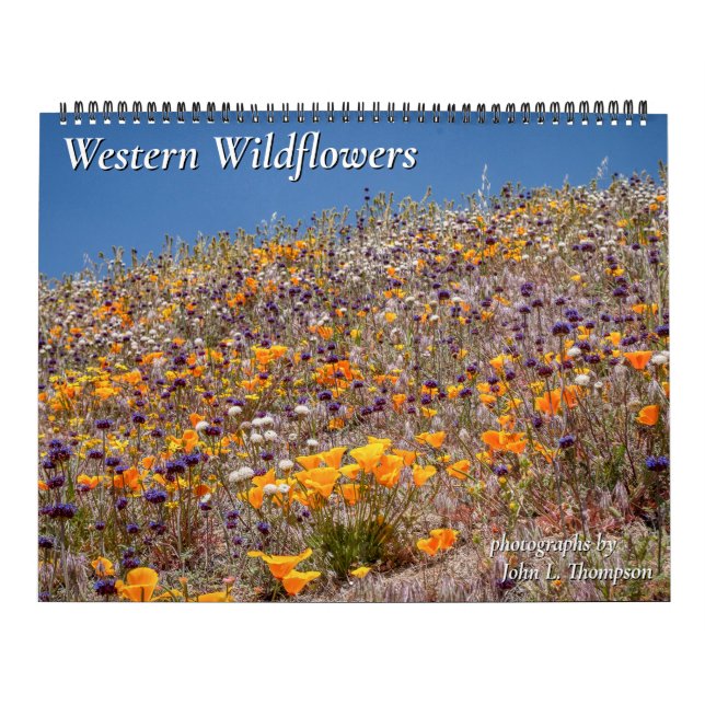 Flores silvestres occidentales, calendario de 2023 (Tapa)