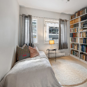 Flores silvestres patrón amapola almohada de tiro 