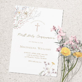 flores silvestres | Primera invitación de la Comun