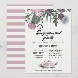 Flores Silvestres | rosa | Invitaciones a fiesta d