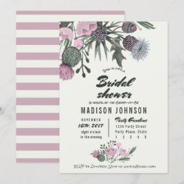 Flores silvestres rosa pálido | Invitaciones para 