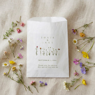 Flores silvestres rusas bodas favorecen las bolsas