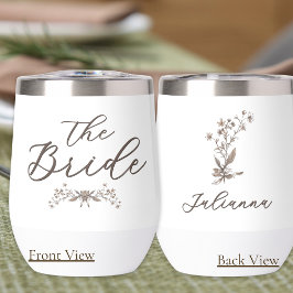 Flores silvestres rusticas de novia personalizadas