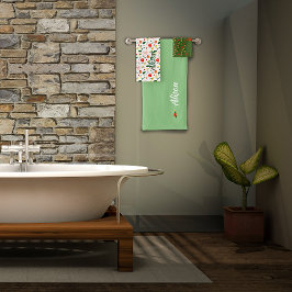 Flores silvestres verde blanco rojo nombre