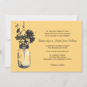 Flores silvestres y invitaciones a la boda de Maso