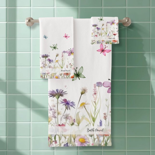 Flores silvestres y mariposas (Subido por el creador)