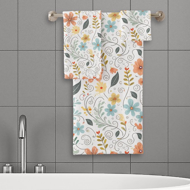Flores silvestres y remolinos de verano ID1064 (Subido por el creador)