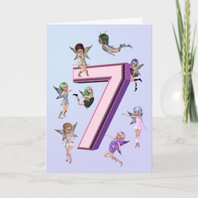 Flores: tarjeta de 3 cumpleaños (Anverso)