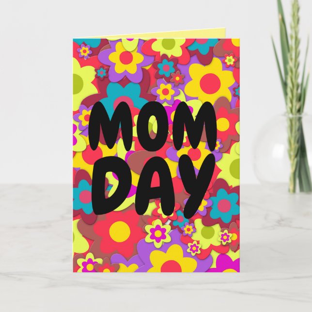 FLORES TARJETA DEL DÍA DE LA MADRE (Anverso)