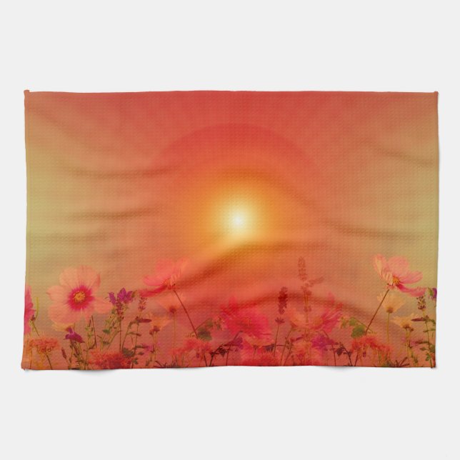 Flores Toallas de cocina (Horizontal)